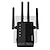 billige Trådløse routere-wifi range extender signal booster wifi extender 1200mbps dækker op til 8500 kvadratfod og 40 enheder dual band 2,4g 5g wifi range extender wifi booster wifi repeater1