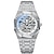 preiswerte Mechanische Uhren-Chenxi automatische Herrenuhren Top-Marke mechanische Armbanduhr wasserdichte Business-Edelstahl-Sport-Herrenuhren