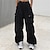 cheap Pants-Women&#039;s Cargo Pants Pants Trousers ArmyGreen Dark Gray Black Fashion High Waist Casual Daily Full Length Micro-elastic Solid Color S M L XL / Loose Fit