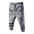 preiswerte 3D-Sweatshorts für Herren-Herren Lose Sweatshorts Kurze Hose Caprihose Kordelzug Bedruckt Buchstabe Sport Wochenende Aktiv Basic Schwarz Weiß