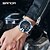 cheap Quartz Watches-SANDA Quartz Watch for Men Analog Quartz Stylish Stylish Formal Style Waterproof Noctilucent Large Dial Alloy Leather Fashion