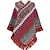 cheap Women&#039;s Scarves-Women&#039;s Shawl Wrap Poncho Ruana Cape Daily Holiday Cotton Polyester Casual Bohemia Warm 1 PC