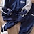 billige Sett-hettegenser for barn, gutter &amp; bukse klær sett 2 deler langermet marineblå farge blokk bomull sport mote preppy stil 3-12 år