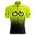 cheap Cycling Jerseys-21Grams Men&#039;s Cycling Jersey Short Sleeve Bike Top with 3 Rear Pockets Mountain Bike MTB Road Bike Cycling Breathable Quick Dry Moisture Wicking Reflective Strips Black Yellow Dark Blue Graphic