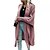 cheap Cardigans-Women&#039;s Cardigan Sweater Jumper Cable Knit Knitted Shirt Collar Pure Color Outdoor Home Stylish Casual Winter Fall Pink Army Green S M L / Long Sleeve / Holiday / Regular Fit / Going out