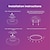preiswerte Dimmbare Deckenleuchten-Intelligente Deckenleuchte 12 Zoll 30 W RGB-Farbwechsel Bluetooth-WLAN-App-Steuerung 2700 K-6500 K Dimmbar Synchronisierung mit Musik Kompatibel mit Alexa Google Home