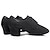 cheap Ballroom Shoes &amp; Modern Dance Shoes-Women&#039;s Latin Dance Shoes Practice Trainning Dance Shoes Indoor Professional Softer Insole Sequins Low Heel Thick Heel Round Toe Lace-up Adults&#039; Black White