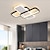 זול אורות תקרה ניתנים לעמעום-אורות תקרה ניתנים לעמעום מנורות תקרה אלומיניום בסגנון מודרני שחור led מודרני 110-265v