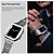 abordables Bracelets Apple Watch-Bracelet à Maillons Compatible avec Bracelet Apple Watch 44 mm 45 mm avec étui Luxe Boucle papillon Acier Inoxydable Bracelet de remplacement pour iwatch série 8 7 6 5 4 SE