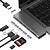 Χαμηλού Κόστους Διανομείς και διακόπτες USB-LENTION USB 3.1 USB C Κόμβοι 7 Λιμάνια Υψηλής Ταχύτητας Με τον αναγνώστη καρτών (s) Διανομέας USB με HDMI 2.0 HDMI PD 3.0 Παράδοση ρεύματος Για Φορητό Υπολογιστή Εξυπνη τηλεόραση Smartphone