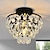 cheap Chandeliers-28 cm Island Design Ceiling Lights Metal Electroplated Painted Finishes Modern 220-240V