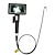Недорогие Микроскопы и эндоскопы-промышленная эндоскопическая камера цифровой бороскоп с разрешением 1080p 4,5-дюймовая инспекционная камера 1,0 м (3 фута) 1 МП функция записи изображения и видео портативный светодиодный светильник