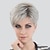 cheap Synthetic Trendy Wigs-Short Brown Wigs for Womenfor White Women Natural Curly Wavy Blonde Hair Synthetic Pixie Cut Short Wigs Christmas Party Wigs
