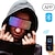cheap Novelties-App Controlled Bluetooth LED Party Glasses Custom Language USB Charging Flash Glow Glasses Christmas Concert Eyeglasses
