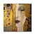 cheap Famous Paintings-Mintura Handmade Portrait of Adele Bloch-Bauer Oil Painting On Canvas Wall Art Decoration Gustav Klimt Famous Picture For Home Decor Rolled Frameless Unstretched Painting