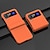 cheap Samsung Cases-Phone Case For Samsung Galaxy Z Flip 5 Z Flip 4 Z Flip 3 Back Cover Bumper Frame Four Corners Drop Resistance Shockproof Solid Colored Silica Gel