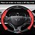 cheap Steering Wheel Covers-Custom-fit for Acura Car Steering Wheel Cover Leather Nonslip 3D Carbon Fiber Texture Sport Style Wheel Cover for Women Interior Modification for Acura Accessories