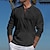 cheap Men&#039;s Shirts-Men&#039;s Shirt Summer Shirt Beach Shirt Black White Blue Long Sleeve Solid Color Hooded Summer Street Casual Clothing Apparel