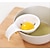 voordelige Eierbenodigdheden-mini eigeel witte scheider met siliconen houder ei separator gereedschap keuken