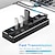 cheap USB Hubs-6 Ports USB 3.0 Hub USB Splitter for Laptops with Independent On/Off Switch and Light 3ft Cable USB Port Hub Extension for PC and Computers
