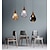 billige Øslys-1-lys 30 cm massivt træ glas pendellampe led slankt enkelt design ø lys moderne stil restaurant butikker / cafeer stue lys 220-240v 110-120v