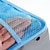 abordables Bolsas de Almacenamiento-Bolso de mano doble práctico de 16 colores, organizador doble de nailon, bolsa de almacenamiento de cosméticos negra