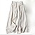 cheap Pants-Women&#039;s Culottes Wide Leg Pants Trousers 100% Cotton Black White Yellow Casual Lounge High Waist Pocket Casual Daily Holiday Full Length Plain Comfort M L XL XXL 3XL