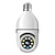 voordelige IP-netwerkcamera&#039;s voor binnen-led lamp licht hd 1080 p ip camera draadloze panoramische home security wifi smart lamp nachtzicht camera