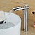abordables Clásico-Grifo para lavabo de baño, juego central de cascada de latón, grifos de baño de un solo mango con un orificio