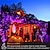 preiswerte Stecker Lichterketten-Lichterkette Außen 20M 200 LEDs 8 Modi Stecker-Dekorationen warmweiß Party Garten Dekorationslicht AC220V 230V 240V EU Stecker