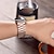 Χαμηλού Κόστους Ζώνες Apple Watch-Βραχιόλι με συνδέσμους Συμβατό με Ζάντα ρολογιού Apple Watch 38mm 40mm 41mm 42mm 44mm 45mm 49mm Αγκράφα Πολυτέλεια Μεταλλικό κούμπωμα Ανοξείδωτο Ατσάλι Ανταλλακτικό λουράκι ρολογιού για iwatch Series