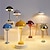 tanie Lampy stołowe-potable nordic yable lampka biurkowa bud lampa prosta osobowość kreatywna lampa biurkowa led studyjna sypialnia lampka nocna do dekoracji wnętrz lampka nocna macaron lampa grzybowa 3 kolory