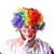 economico Parrucca per travestimenti-divertente circo clown parrucche cappelli e schiuma clown naso discoteca testa esplosiva parrucca dance bar halloween party dress performance decor prop