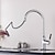 cheap Kitchen Faucets-Kitchen faucet - Single Handle One Hole Nickel Brushed / Electroplated / Painted Finishes Pull-out / Pull-down / Standard Spout / Tall / High Arc Centerset Modern Contemporary Kitchen Taps