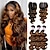cheap 3 Bundles with Closure-3 Bundles with Closure Hair Weaves Brazilian Hair Body Wave Human Hair Extensions Human Hair Extension Weave 14-20 inch Black Women Easy dressing Comfy
