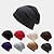 billige Hatte til mænd-Herre Alle Beanie hat Sort Som Billede Strikket Ensfarvet / almindelig farve Afslappet