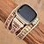 cheap Fitbit Watch Bands-Smart Watch Band Compatible with Fitbit Versa 3 / Sense Versa / Versa 2 / Versa Lite / Versa SE Fabric Beads Smartwatch Strap Multilayer Beaded Adjustable Handmade Braided Rope Replacement  Wristband