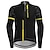 cheap Cycling Jerseys-21Grams Men&#039;s Cycling Jersey Long Sleeve Winter Bike Jersey Top with 3 Rear Pockets Mountain Bike MTB Road Bike Cycling Thermal Warm UV Resistant Cycling Breathable Black Green Yellow Patchwork Camo