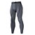 cheap Running Tights &amp; Leggings-Men&#039;s Compression Pants Sports Gym Leggings Base Layer Athletic Athleisure Spandex Breathable Quick Dry Moisture Wicking Fitness Gym Workout Running Sportswear Activewear Solid Colored Black White Red
