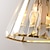 abordables Appliques Murales d&#039;Intérieur-Appliques murales en laiton à 3 lumières éclairant des luminaires muraux modernes en verre appliques en cristal éclairage mural intérieur (ampoule incluse)