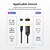 abordables Cables-VENTION Mini Displayport Cable adaptador, Mini Displayport a Micro HDMI Cable adaptador Macho - Macho 1080P 1,5 m (5 pies)