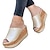 ieftine Mocasini de Damă-Pentru femei Sandale Sandale Platformă Sandale cu platformă Mărime Plus Size În aer liber Birou Zilnic Mată Vară Platformă Toc Platformă Pantofi vârf deschis Casual minimalism Plimbare PU piele Loafer