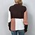 cheap Sweaters-Women&#039;s Pullover Sweater Jumper Jumper Ribbed Knit Patchwork Knitted Turtleneck Color Block Outdoor Daily Stylish Casual Winter Fall Green Dark Gray S M L
