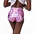 abordables Disfraces históricos y vintage-Metálico Sensual Años 80 Patente de látex brillante Bermudas Cuero Sintético Mujer Mascarada Fiesta Desfile del orgullo Mes del Orgullo Pantalones cortos