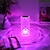 cheap Décor &amp; Night Lights-Crystal Light Lamp Color Changing Lamps Table Lamp with Touch Control Diamond LED Night Light Rechargeable Rose Romantic Date Lighting Decor for Festival, Home, Restaurant, Bar