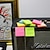 abordables notes autocollantes-(8 pack) notes autocollantes 3x3 pouces couleurs vives tampons auto-adhésifs faciles à poster pour cahier de bureau à domicile, cadeau de retour à l&#039;école