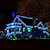 baratos Mangueiras de LED-Luzes de gelo de natal decoração ao ar livre 10m 400leds 8 cores 8 modos à prova d&#039;água branco quente branco rgb com 80 gotas natal ue plug us plug uk plug au plug