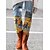 cheap Leggings-Women&#039;s Fleece Pants Tights Leggings Thermal Underwear Fleece lined Picture color 3 Picture color 4 Picture color 5 Fashion Tights Medium Waist Print Halloween Full Length High Elasticity Cat Tummy