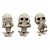 cheap Car Pendants &amp; Ornaments-Car Air Freshener Clips Car Vent Decoration Pipishoop Skull Car Interior Accessories Car Air Conditioner Vent Decoration Office Home Aromatherapy Halloween Decor Gifts for Men/Women (3 Pack)