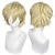 abordables Perruques de déguisement-perruque cosplay courte blonde pour hommes pour la fête de Noël